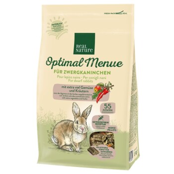 Optimal Menue für Zwergkaninchen 1,5kg