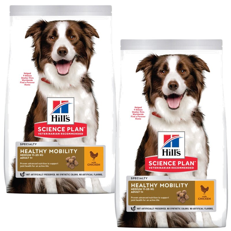 Canine Adult Healthy Mobility Medium Breed 2x14kg
