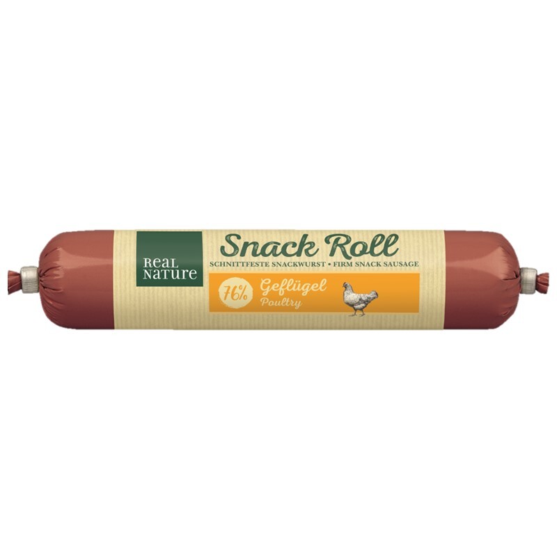 REAL NATURE Classic Snack Roll 12x80g Geflügel