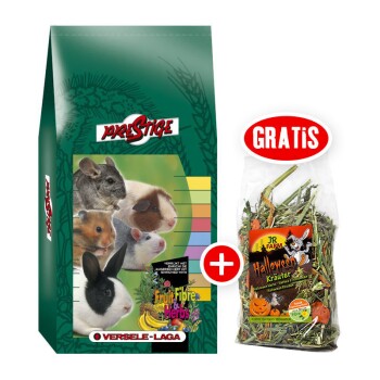 Versele-Laga Cuni Nature für Kaninchen 10kg + gratis JR Halloween Snack 100g