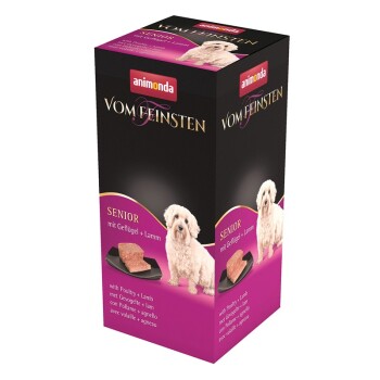 Vom Feinsten Senior Sortenrein mit Geflügel + Lamm 6x150g