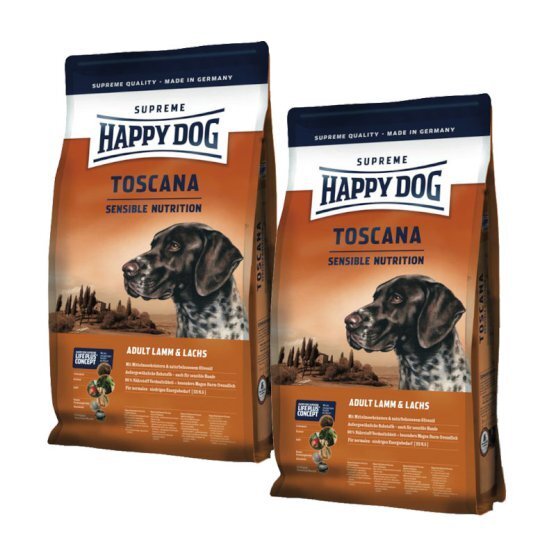 Happy Dog Supreme Sensible Nutrition Toscana 300g + 300g gratis