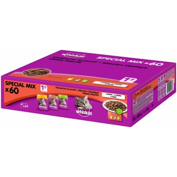 Multipack Adult 1+ Selezione classica in gelatina 60x100 g