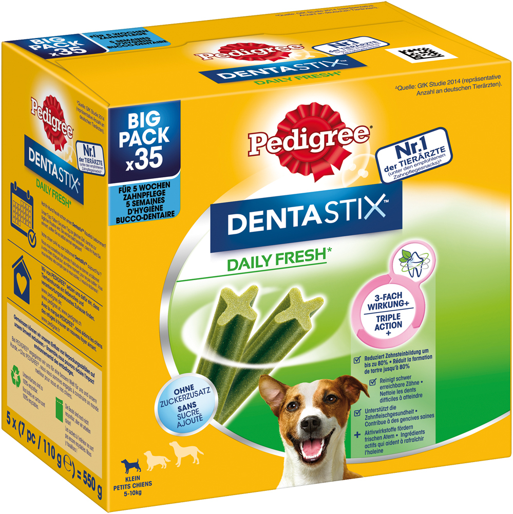 Zahnpflege Dentastix Daily Fresh Multipack Kleine Hunde 35 Stück