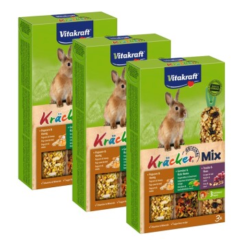 Kräcker Trio Popcorn, Gemüse, Nuss 3x3er