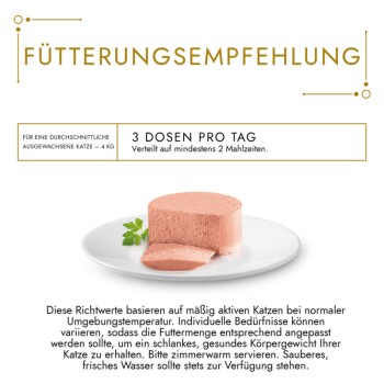 Gold Feine Pastete Katzennassfutter Sorten-Mix 96x85g