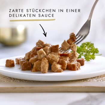 Gold Zarte Häppchen Katzennassfutter Sorten-Mix 96x85g
