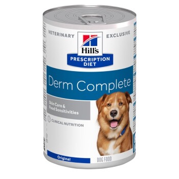 Prescription Diet Derm Complete 12x370g Œuf