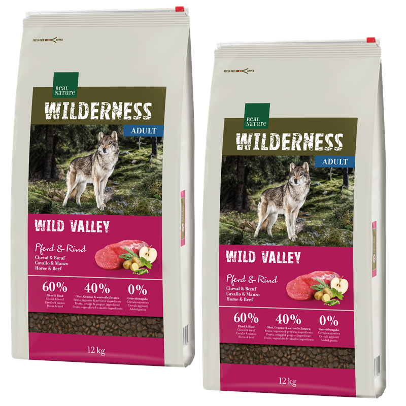 WILDERNESS Wild Valley Pferd & Rind 2x12kg