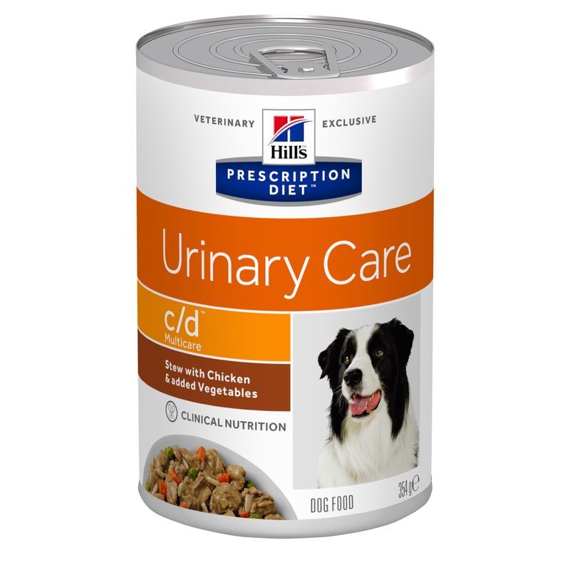 Prescription Diet c/d Multicare Canine Ragout mit Huhn und zugefügtem Gemüse 12x354g