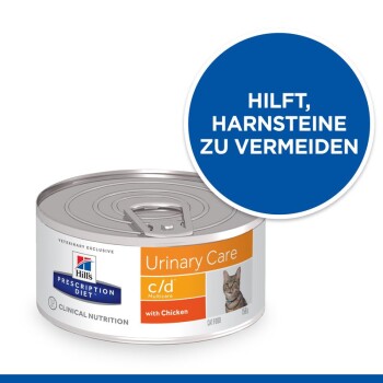 Prescription Diet Urinary Care c/d Multicare mit Huhn 24x156g