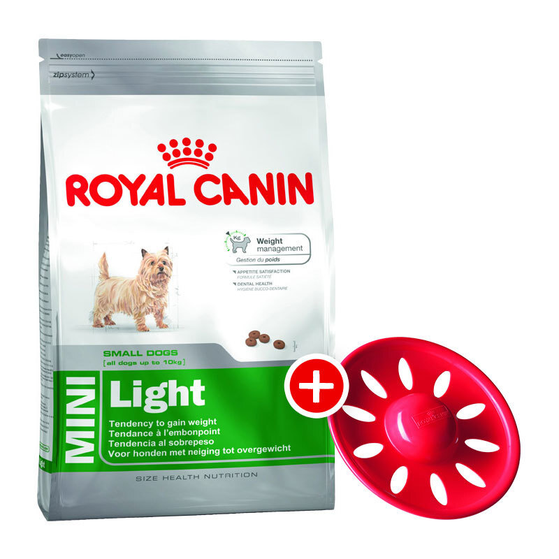 Royal Canin Size Health Nutrition Mini light + gratis Frisbee