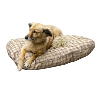 Hunde-Dinkelkissen Blau 90 cm
