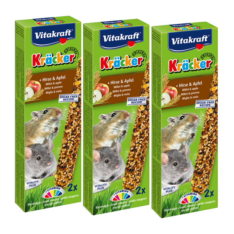 Vitakraft Kräcker Maus Corn&Fruit 3x2er