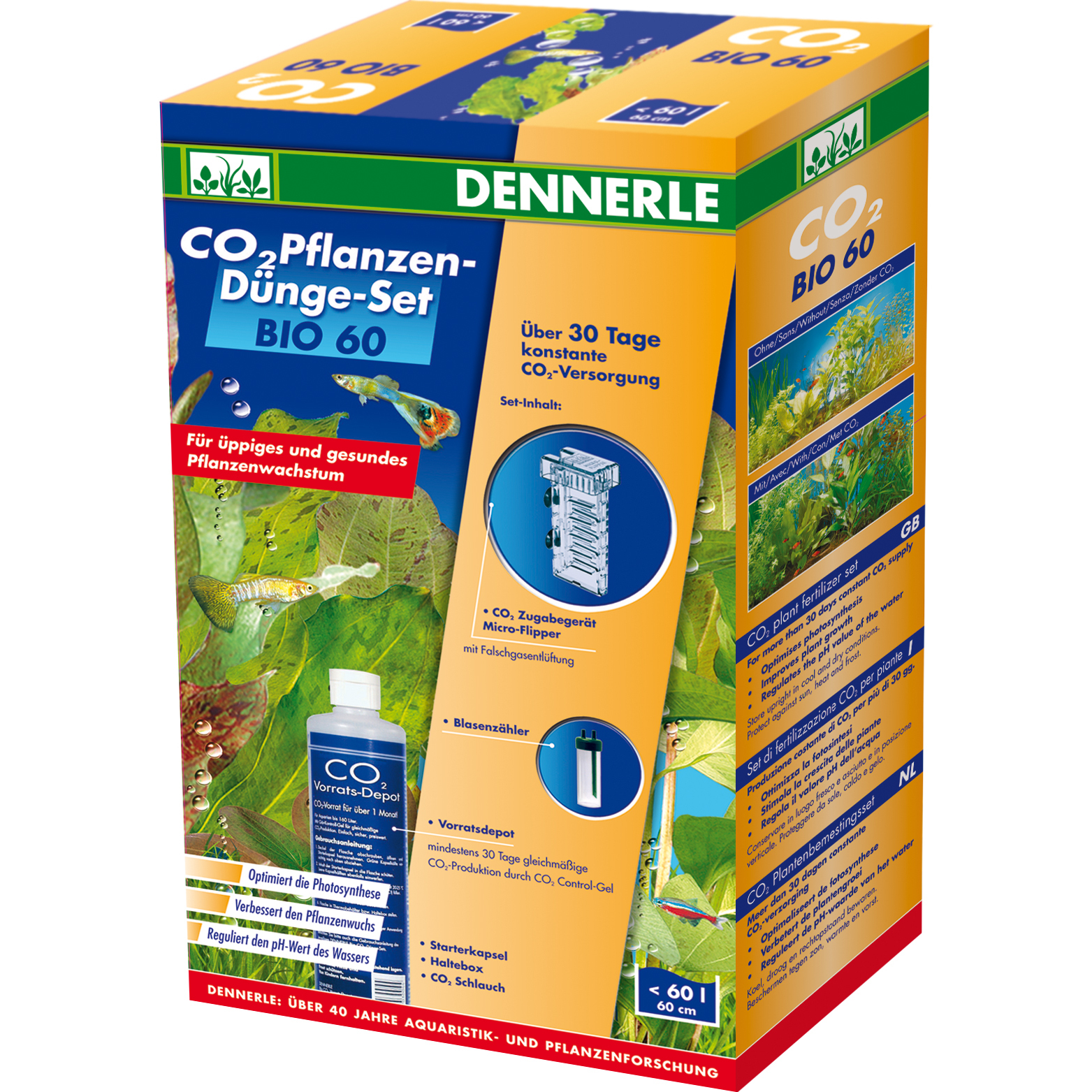 CO2 Pflanzen-Dünge-Set Bio bis 60l