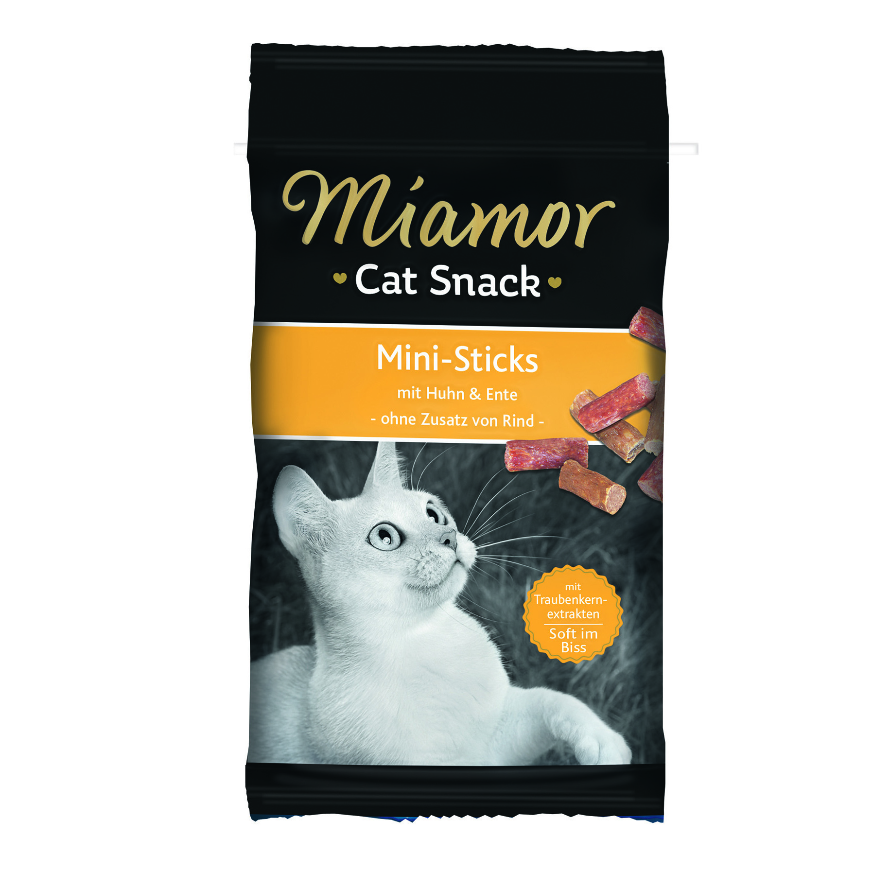 Miamor Cat Confect Mini-Sticks 16x50g Huhn & Ente