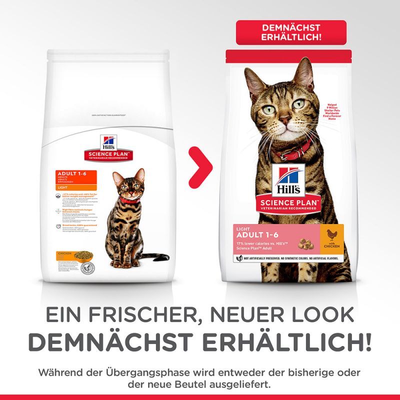 hills science plan light cat