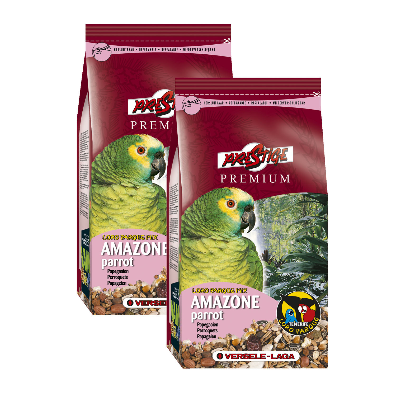 Versele-Laga Loro Parque Mix Amazone Papagei Sparpaket 2x1kg