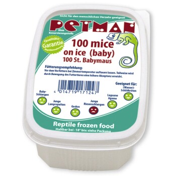Mice on ice - Babymäuse (25-30 mm), 4 x 100 Stk.