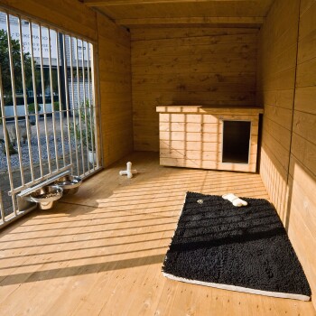 Hundezwinger Balu mit Hundehütte ohne Bodenplatte ca. 4x3x2,15m