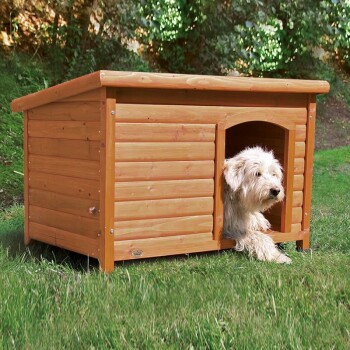 Cuccia per cani per uso esterno con tetto piano M