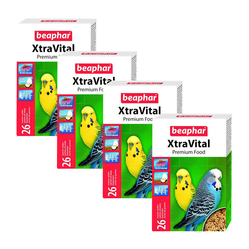 XtraVital Wellensittich-Futter Sparpaket 4x500g