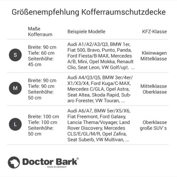 Kofferraum-Schondecke Schwarz M